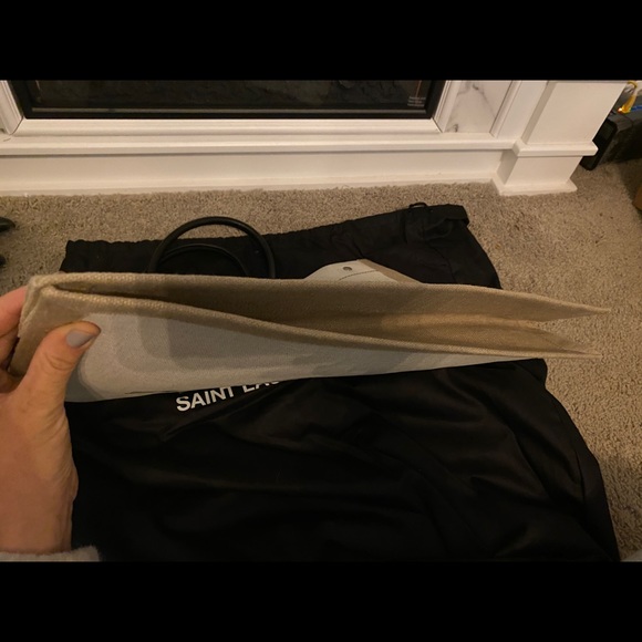 Saint Laurent Rive Gauche Tote Cream - Picture 4 of 5